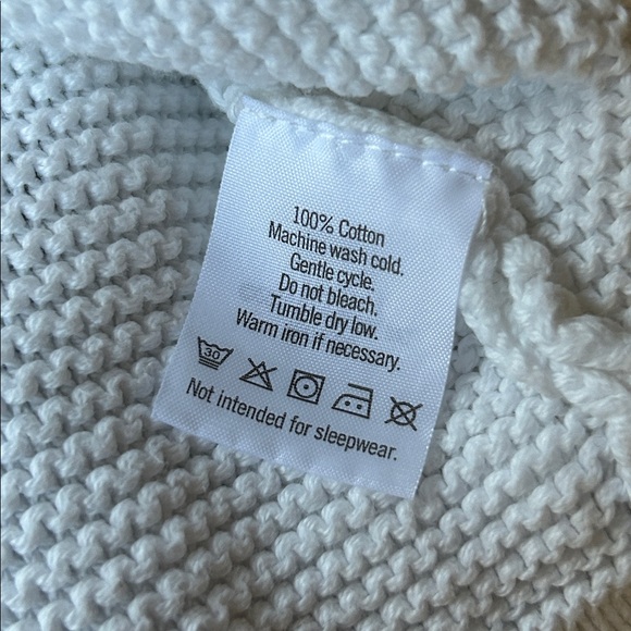 JANIE and JACK Textured Knit Bow Close Cardigan - Picture 3 of 4